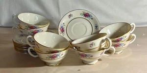 8 Lenox Lenox Rose Tassen und Untertassen - Bild 1 von 2