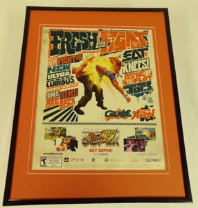 Street Fighter IV 2010 PS3 XBox Framed 11x14 ORIGINAL Vintage Advertisement - Picture 1 of 1