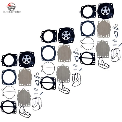 3PCS Carb Rebuild Kit For Kawasaki Jet Ski 900 1100 STX ZXI Keihin CDK-2 38-44mm - Image 1 of 4