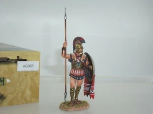 FIRST LEGION AG065 SOLDADO GRIEGO HOPLITE DE PIE CON LANZA + CORTINA DE ESCUDO  - Imagen 1 de 2