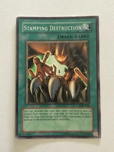 Yugioh card LOD-046 Stamping Destruction Light Played - Picture 1 of 2