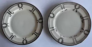 Lenox Lorbeerkranz Silberauflage 7,5"" Salatteller Antik Belleek Menge 2 #127 - Bild 1 von 6