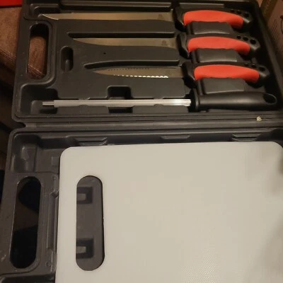 Nuevo cuchillo Mustad Pro Fillet 6 piezas con estuche fácil de transportar KVD Foto 1 de 2