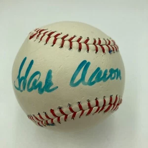 Hank Aaron Signed Vintage 1970's Baseball PSA DNA Certified - Picture 1 of 4