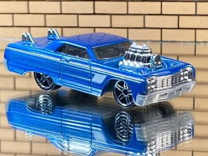 Hot Wheels 64 Chevy Impala blau 2017 HW TOONED LOSE 24 Stunden Versand - Bild 1 von 4