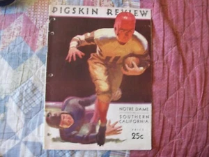 1932 USC TROJANS NOTRE DAME FIGHTING IRISH PROGRAM Football SOUTHERN CAL CHAMPS! - Picture 1 of 12