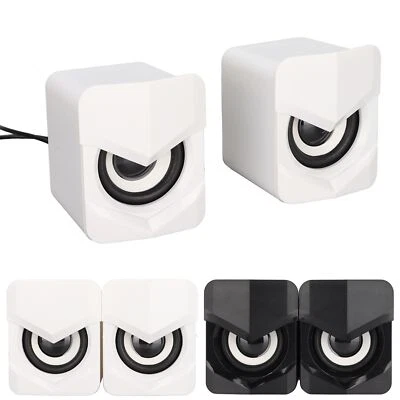 Desktop Speaker USB Powered Heavy Subwoofer Desktop Mini LED Speaker For Pal SD3 - Image 1 of 4
