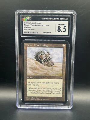 CGC 8.5 HELM OF AWAKENING MTG 1996 VISIONS VINTAGE - Image 1 of 2