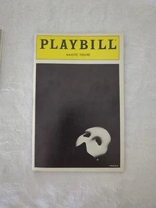 Phantom of the Opera Playbill 1990 Majestic Theatre. Incl.Collectible Cassette - Picture 1 of 12
