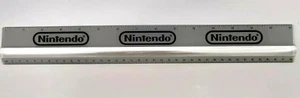 Nintendo Logo Ruler: 15" inches - 38cm - Rare Promo Never Sold in Stores - NEW - Picture 1 of 3