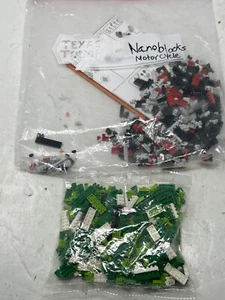 Kawada Nanoblock Motorcycle Pieces Incomplete Extra - Picture 1 of 5