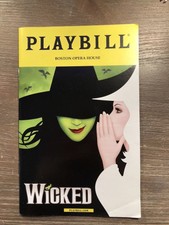 Wicked Tour Playbill JESSICA VOSK