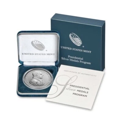 John Quincy Adams Presidential Silver Medal - Image 1 of 4