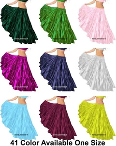 Flared Ankle length Belly Dance Women Color   Spinning skirt 32 Yard S30-2 - Picture 1 of 45