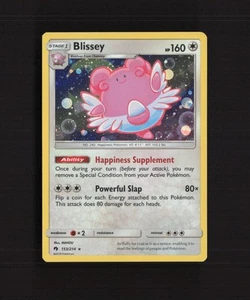 Tarjeta Pokémon Blissey 153/214 Lost Thunder Cosmos Holo Rara SANGRADO CASI NUEVA - Imagen 1 de 10