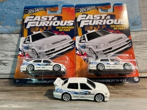 🔥Lot of 3~Hot Wheels Fast and Furious Decades Of Fast Volkswagen Jetta  Mk3 VW - Picture 1 of 6