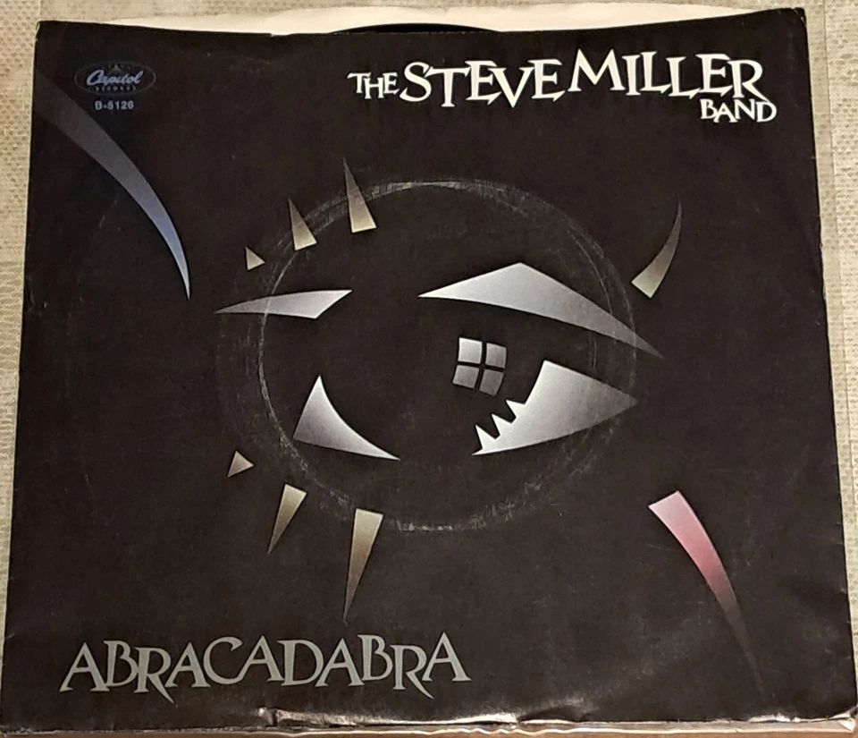 Steve Miller Band Abracadabra / Give it Up Capitol 45 rpm Record B-5126  - Image 1 of 4