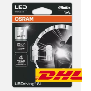 2x W5W SL Weiß 6000K 12V 2 St. OSRAM T10 12V/5W 2825DWP W2.1x9.5d Neu - Bild 1 von 1