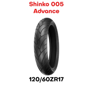 New Shinko 005 Advance Motorcycle Tire Front 120/60-17" 120 60 17 ZR - Picture 1 of 3
