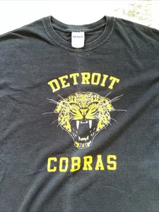 DETROIT COBRAS Shirt Black XL jack white - Picture 1 of 18