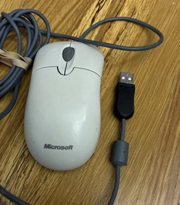 Microsoft Basic Optical Wheel Mouse USB/PS2 Off White 1.0A - Bild 1 von 1