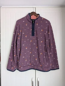Fat Face Pullover UK 16 Lila Baumwolle Airlie Floral - Bild 1 von 7