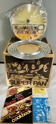 Caja y embalaje originales Oster Super Pan Harvest Gold 697 vintage Foto 1 de 4