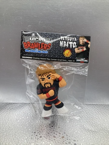 Tatsuya Naito Micro Brawler Pro Wrestling Crate Exclusive MINT NJPW AEW Cover