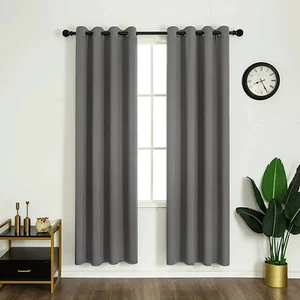 Room Darkening Blackout Curtains for Bedroom/Living Room 52 x 84 Inch - Picture 1 of 8