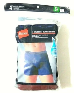 Hanes Boxershorts Herren XL (40-42) 4er Pack Mehrfarbig NEU - Bild 1 von 5
