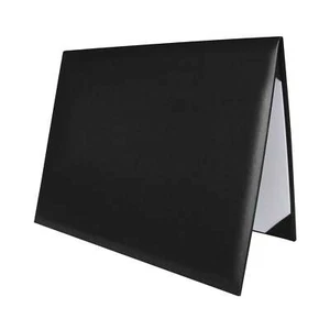 Endea Graduation Black Plain Diploma Cover for 8.5" x 11" diploma - Imagen 1 de 4
