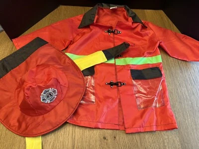 Детский костюм пожарного со шляпой и шлангом - Изображение 1 из 4