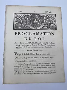Révolution Française :Instruction, Rentrées dans les Écoles publiques, 1790 - Bild 1 von 3