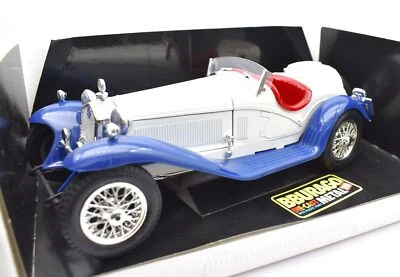 Miniature Voiture Auto 1:18 Alfa Romeo 2300 Spider Burago DIECAST Ancienne - Photo 1/4