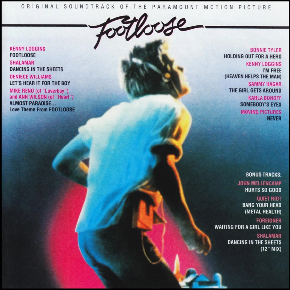 FOOTLOOSE - SOUNDTRACK CD S/Ed w/BONUS Trx! KEVIN BACON~KENNY LOGGINS 80's *NEW* - Image 1 of 1