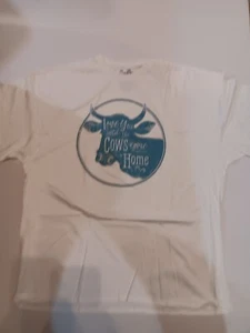 Cow T-shirt, "Love You Till The Cows Come Home" Women' Size 2X Large New w/Tags - Picture 1 of 3