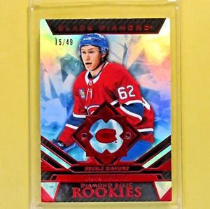 OWEN BECK 2023-24 Black Diamond DOUBLE DIAMOND RED /49 ROOKIE #BDR-OB Canadiens - Picture 1 of 1