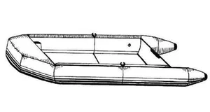 7.6oz BOAT COVER ZODIAC CADET RIB 290 2012-2014 - Bild 1 von 8