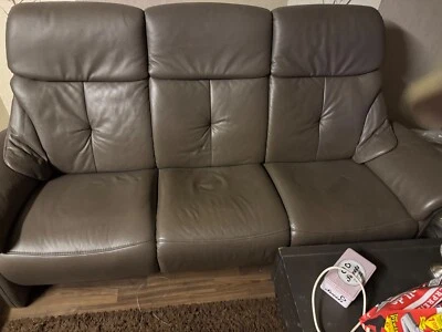 himolla leder sofa 3er und 2er. zweisitzer mit Relaxfunktion, wenig genutzt, - Bild 1 von 4