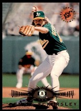 1995 Stadium Club Virtual Reality #45 Dennis Eckersley A's *3136