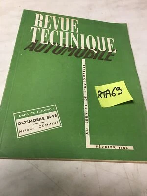 Oldsmobile 88 98, Motori Cummins A E H Revisione Tecnica Automobile 1953 - Immagine 1 di 4