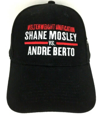 Shane Mosley Andre Berto Gorra Boxeo Lucha Sombrero Logo Mandalay Bay Béisbol Camionero Foto 1 de 4