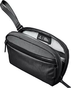 ALPAKA Pouch TOILETRY BAG Shoulder Bag Crossbody Commuting Travel Business Black - Picture 1 of 7