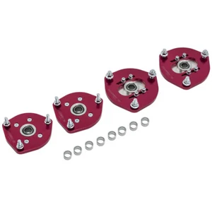 Set of 4 Suspension Kits Camber Plates Top Mounts For Toyota Camry 2007-11 - Foto 1 di 12