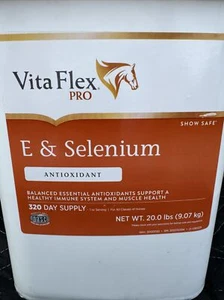 Vita Flex E and Selenium Supplement for Horses 20lbs. 320 Day Supply - Picture 1 of 2