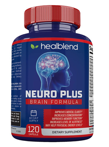 Neuro Plus Brain Booster Supplement Supports Brain Health Mental ...