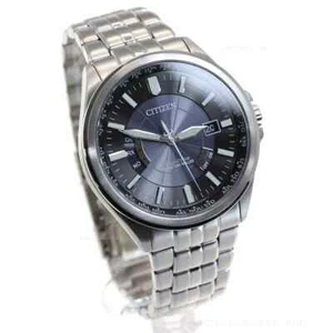 CITIZEN COLLECTION CB0011-69L Blue Black Eco-Drive Quartz Men's Watch in Box NEW - Picture 1 of 6