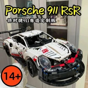 LEGO Technic Porsche 911 RSR 42096 Kit di Costruzione Completo Senza Scatola - Foto 1 di 7