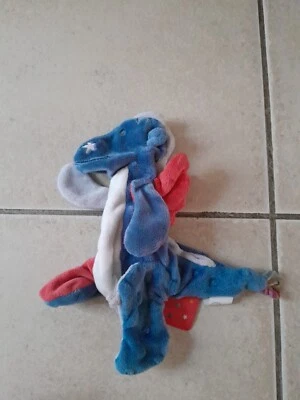 DOUDOU PLAT DRAGON VICTOR- BLEU ET ROUGE NOUKIE'S - Photo 1/4