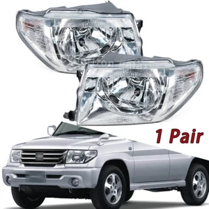 Left&Right HeadLights For JDM Mitsubishi Pajero IO H77W H76W 1998-2002 - Picture 1 of 24